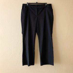 Lane Bryant Black Ponte Stretch Dress Trouser 22